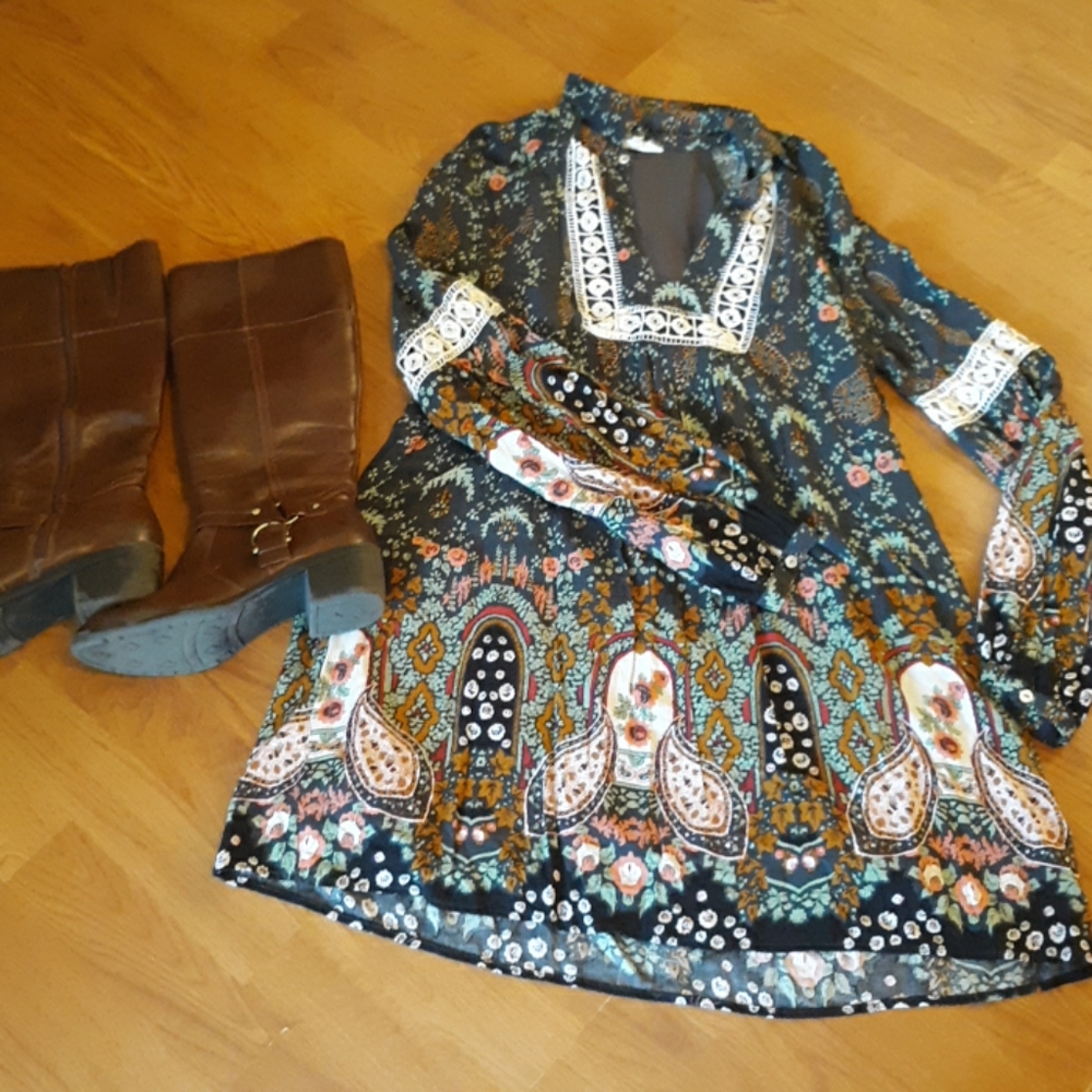 Dress and boots